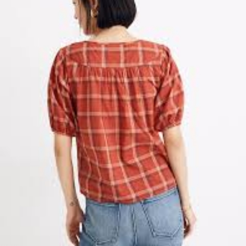 Madewell Prose Shirt in Plaid AK026 - Picture 2 of 9